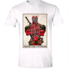 Tričko Deadpool - Target Biela XXL