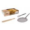 De Buyer | Oceľová panvica na palacinky Mineral B Element, pr. 26 cm, SET