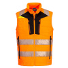 PORTWEST HI-VIS DX479 / Softshellová reflexná vesta - HV oranžová/čierna S