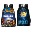 Obojstranný študentský ruksak s potlačami Roblox vzor 5