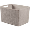 CURVER JUTE L 20L Košík 36 x 28 x 23 cm, taupe 01907-382