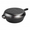 Lodge Servírovacia panvica WANDERLUST 26 cm, dvojitá, liatina