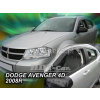 Plexi, ofuky Dodge Avanger 4D 2008 =>, přední + zadní