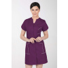Dámske zdravotnícke šaty na cvoky M-310C, slivková (Zdravotnícke oblečenie)