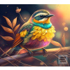 Dřevěné puzzle Song bird…