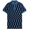 Fred Perry Tričká a polokošele Fp Chequerboard Print Fp Shirt Modrá