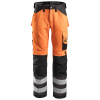 Snickers Workwear Nohavice reflexné, trieda 2 oranžové veľ. 200
