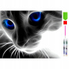 RealG RC-K-088 Diamantové maľovanie sada 5D, 30 x 40 cm, mačiatko