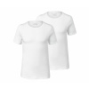Tchibo - Kvalitné jemne rebrované nátelníky s krátkymi rukávmi - pre pánov - veľ. 5XL/12 - farba: biela