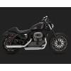Vance & Hines Chrómovaný Vance & Hines výfuk EC TWIN SLASH SLIP-ONS pre Harley Davidson