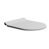 GSI WC sedátko SLIM soft close, duroplast, biela mat / chróm MS86CSN09