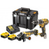 DeWALT DCK2080P2T Kombo sada DCD796 + DCG405 +2x5,0Ah/18V + DCB115 + TSTAK