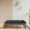 vidaXL Záhradná podnožka sivá 120x80 cm masívna borovica - Sivá - 61015-15937