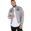 Alpha Industries Pánska Zimná bunda MA-1 TT NASA REVERSIBLE II Šedá M