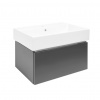 Swiss aqua technologies Koupelnová skříňka s umyvadlem SAT Feel 60x30x46 cm antracit mat SATFEEL60ANTU2