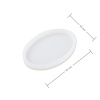 Manumi Silikónová forma na odlievanie kreatívnej hmoty ovál 92x59x7mm - 1 ks