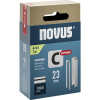 Úzke zadné svorky C typ 4 23mm 1000 ks Novus Tools 042-0803 Rozmery (d x š) 23 mm x 6.1 mm; 042-0803