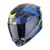 Prilba Scorpion EXO-1400 Evo II Air INTENSIO Black Blue Veľkosť: L (59-60 cm)
