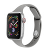 AW Jednofarebný SLIM remienok na Apple Watch - Šedý Veľkosť / Rozteč: 38/40/41/42mm, Farba: Sivý IR-TA0211