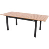 DOPPLER Stôl záhradný rozkladací EXPERT WOOD, antracit 210/280 cm
