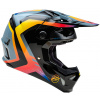 přilba FORMULA CP, FLY RACING - USA (šedá/černá/duhová)