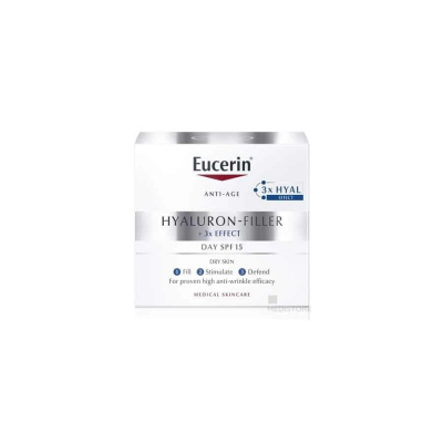 Eucerin HYALURON-FILLER denný krém proti vráskam intenzívny vyplňujúci krém pre suchú pleť 1x50 ml