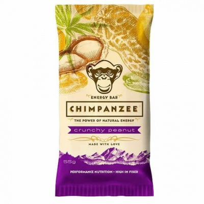 Tyčinka Chimpanzee Energy Bar 55g - rôzne príchute Crunchy Peanut
