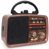 Prenosné kuchynské rádio Unitec FM AM SW RETRO HNEDÉ