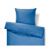 Tchibo - Krepová posteľná bielizeň - farba: modrá