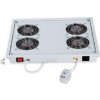 TRITON Ventilačná jednotka horná (dolná), 2 ventilátory-230V/30W, termostat, sivá