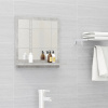 vidaXL Kúpeľňové zrkadlo, betónovo sivé 40x10,5x37cm, kompozitné drevo - Sivá - 245266-259388