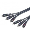 PremiumCord Kabel 3x CINCH-3x CINCH M/M 2m HQ kjackcmm3hq-2