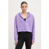adidas by Stella McCartney športová mikina dámska s bavlnou JZ0654 fialová XXS