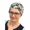 Šatka - Turban Sara BM-318 hlava šál po chemoterapii (Turban Sara BM-318 Ready Scarf Eva Design Hat)