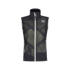 Ortovox pánská softshellová vesta Col Becchei Vest M | farba: black raven, veľkosť: L