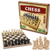 Star Šach Wooden Board & Plastic Chess Set (Star)