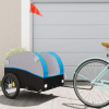 zahrada-XL Vozík za bicykel, čierno modrý 45 kg, železo 94128