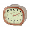 Analógový budík JVD SRP1201.2 s plynulým chodom, béžový