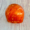 Nefertitis Kalcit oranžový leštený veľký freeform Madagaskar 6 NF57336 - cca 6 x 6,3 cm, 205 g
