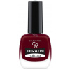 Golden Rose Keratin Nail Color lak na nechty 42 Red Dark 10,5 ml