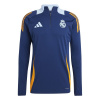 adidas Real Madrid Training Drill Top 2024 2025 Adults Navy/Orange L