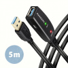 AXAGON ADR-305, USB 3.2 Gen 1 A-M -> A-F aktívny predlžovací / repeater kábel, 5m Axagon