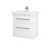 Dreja Umývadlová skrinka GO SZZ2 60 - M01 Biela mat / Úchytka T03 / M01 Biela mat