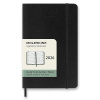 Moleskine Diár 2026 - mäkké dosky A6, týždenný, horizontálny, čierny