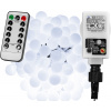 VOLTRONIC Svetielka 5 m, 50 LED, studená biela + ovládač