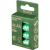 DELTACO RECHARGE, Batérie NiMH AA, HR6 4ks ULT-NH2500AA-4P