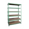 Meets-ecommerce UG Kovový regál profi 230x140x40, 4-7 políc Farba: Zelená, Počet polic: 6 políc