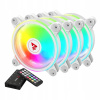 Savio FAN-01 4-pack White