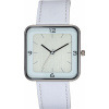 Hodinky Square Wrist so strieborným ciferníkom biele