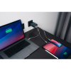 Verbatim, GaN cestovná nabíjačka do siete USB 3.0, USB C, šedá, 200 W, vymeniteľné vidlice C,G,A